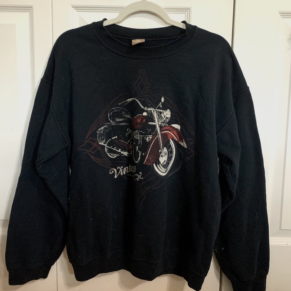 Vintage Motorcycle Crewneck | George